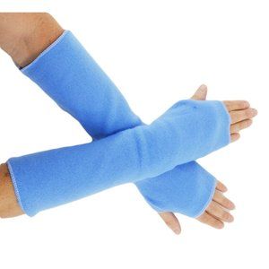 Blue Sky Fleece Arm Warmers Texting Gloves Winter Fall Women's Men's Casual